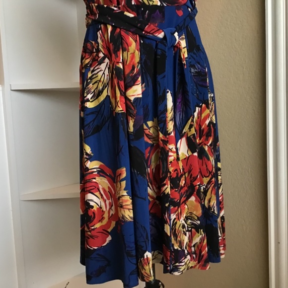 Evan Picone Wrap Dress size 16 - Picture 3 of 10